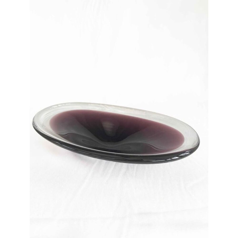 Mid-Century Modern Sommerso Art Glass Bowl